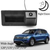 Kamera Spion มือจับด้านหลังรถ CCD HD AHD สำหรับ Volkswagen Tiguan TIGUAN L MK2 2016 2017 2018 2019จอดรถถอยหลัง