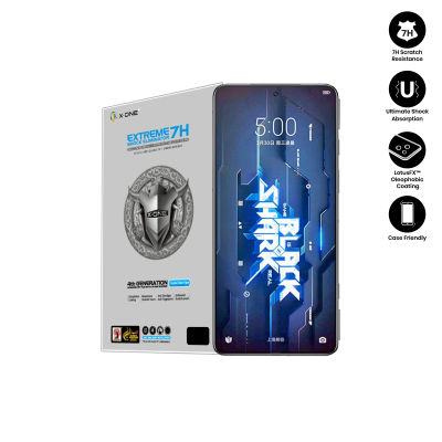 Xiaomi Black Shark 5 /Black Shark 5 Pro X-One Extreme Shock Eliminator 7H 4th) Clear Screen Protector