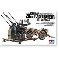 Tamiya 35091 1/35 Scale ชุดเยอรมัน2ซม.Flakvierling 38หน่วยปืนต่อต้านอากาศยาน