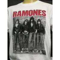เสื้อวงนำเข้า RAMONES The Clash s Misfits Punk Rock Anarchy Style Vintage T-Shirt จัดส่ง พรีเมี่ยม ผ้า ส่ง