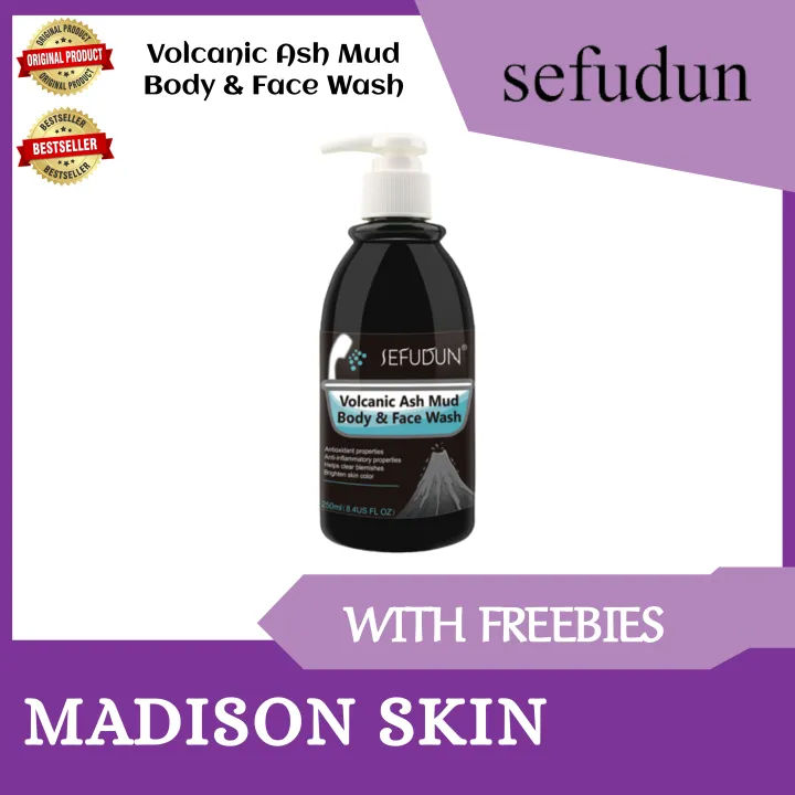 MADISON SKIN BEST SELLING VOLCANIC WHITENING Body Wash FACE & BODY