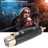 XLR to RCA Adaptor RCA Male to XLR Male Female Adaptor XLR to RCA Female Male Plug Adapter,for Stereo Microphone Cable