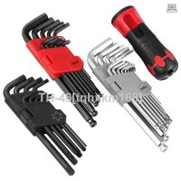 ☞ Meterk 36PCS Allen Wrench Set Long Arm Ball End Hex Key Socket Head Screw Wrench Multi-size I