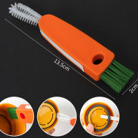 1PC Cup Lid Cleaning Brush Lunch Box Rubber Ring Groove 3 In 1 Keyboard Bottle Grooved Gap Cleaning Tool Multipurpose PP