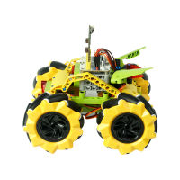 Mecanum Wheel Remote Control Car Micro: Bit Programming Building Blocks Smart Car Microbit Expansion Board Kit