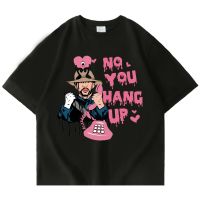 ฮาโลวีน T เสื้อผู้ชายและผู้หญิง You Hang Up พิมพ์เสื้อยืดวัยรุ่นแนวโน้มแขนสั้น Tee Streetwear Bad Bunny เสื้อชาย