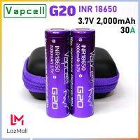 ถ่านชาร์จ 18650 Vapcell G20 สีทอง 2000mah MAX45A