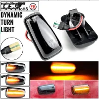 สัญญาณไฟเลี้ยวแบบ2x ไฟ Led ไฟกระพริบเครื่องหมายด้านข้างแบบไดนามิกสำหรับ Peugeot 106 306 406 806 EXPERT 1 2 Fiat Scudo Ulysse Eudm3f