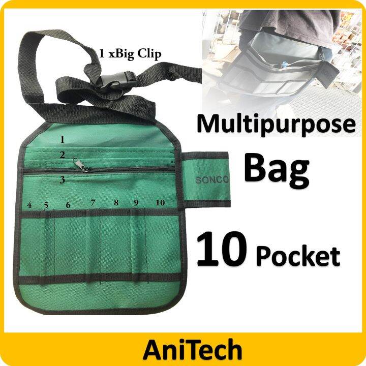 SONCO Large Storage Waterproof Hardware Tool Bag Storage Organizer