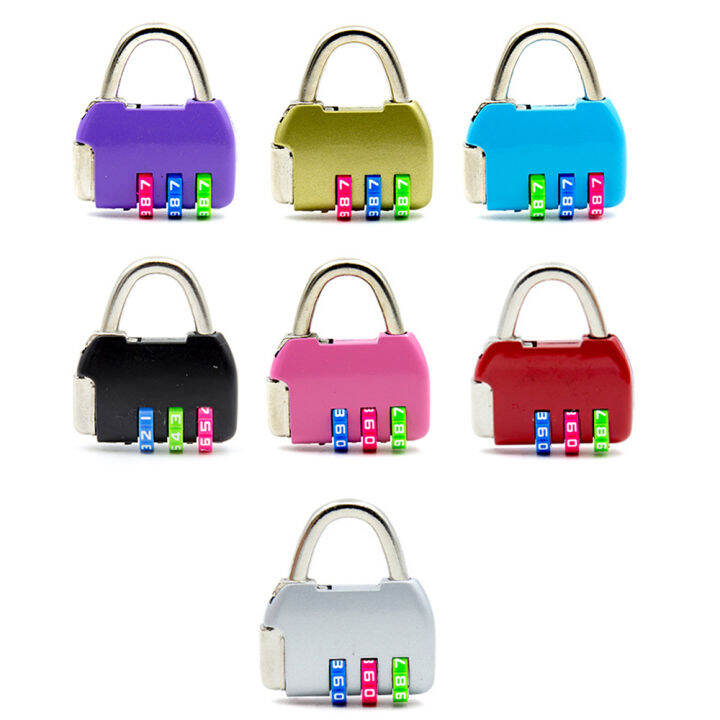 3-bag-backpack-handbag-number-luggage-zipper-wheel-locks-anti-theft-suitcase-drawer-combination-multicolor-dial