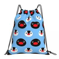 ☄❖  Little Penguins Backpacks Drawstring Bundle Sundries Book Students