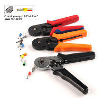 HSC8 6-6 Hexagon Tubular terminal crimping tools mini electrical pliers 0.25-6mm2 high precision clamp tool AWG 23-10