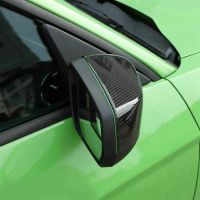 Car Mirror Caps Shell for-Ford-Mustang 2009-2013 Car Rear View Rearview Side Door Mirror Cover Stick Trim