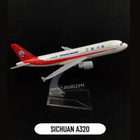 มาตราส่วน1:400โลหะเครื่องบินรุ่น,จีนเสฉวน A320สายการบินสายการบินจำลองการบินเครื่องบินขนาดเล็กคอลเลกชันของเล่นสำหรับเด็ก