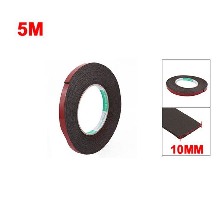 8mm-10mm-12mm-double-side-tape-adhesive-sticker-2mm-thickness-sponge-foam-glue-strip-sealing-5m-length-for-fixing-pad-sticky-adhesives-tape