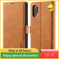 2023FashionFlip Case สำหรับ Samsung Galaxy Note 10 Plus Case ปกหนัง PU Etui แม่เหล็ก C Oque สำหรับ Samsung Note10 Case เนียนรู้สึกพลู