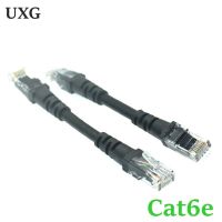 Black Short Cable 10CM 30CM 1m CAT6 CAT 5e UTP Ethernet Network Cable Male to Male RJ45 Patch LAN cable For Gigabit Ethernet PC