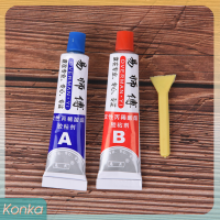 ✨ Konka 2X ultrastrong AB อีพ็อกซี่เรซิ่นกาวที่แข็งแรงพร้อมเครื่องมือไม้พลาสติก