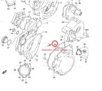 Motorcycle Engine Starter Generator Cover Gasket For Suzuki Hayabusa GSX1300R GSXR1300 99-22 B-King GSX1300BK 08-09