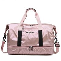 New Waterproof Travel Sports Bag Ladies Outdoor Sport Gym Bags Women Oxford Fitness Storage Tote for Shoe Men Training Bag 2021