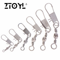 ZTOYL กระบอกหมุนแหวนเชื่อมต่อสายตกปลากับ INTERLOCK Fishing Lure