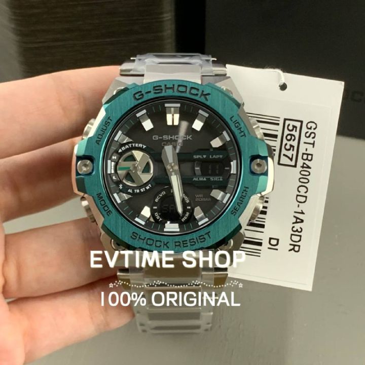 READY STOCK 100% ORIGINAL CASIO G-SHOCK GST-B400CD-1A3DR / GST