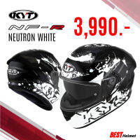 หมวกกันน็อค KYT รุ่น NF-R NEUTRON WHITE 4,200.-