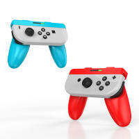 NEW high qualitySwitchOLED ด้ามจับซ้ายและขวา JOYCON ที่จับขนาดเล็กที่ถอดออกได้สองชิ้นประกอบ