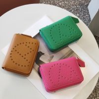 GENUINE LEATHER Wallets for Women Luxury Designer Card Holder Id Card Holder Card Case Purse