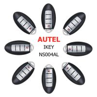 AUTEL กุญแจ NS004AL ควบคุมอเนกประสงค์สำหรับรถยนต์4ปุ่ม,กุญแจศิลปะพรีเมี่ยมสำหรับ IM508 KM100/608 Pro