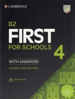 B2 FIRST FOR SCHOOLS 4:SB WITH ANS&amp;AUDIO WITH RESOURCE BANK BY DKTODAY