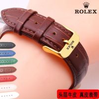 Suitable For Rolex Watch Strap Genuine Leather Yacht Famous Stone Daytona Black Green Water Ghost Diary Bracelet Mens Belt 20