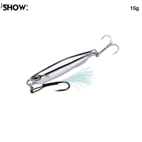 Jay Hot 15g/20g/30g/40g Metal JIG Fishing Lure น้ำหนัก Trolling Hard Bait Bass Fishing เหยื่อตกปลาตกปลา whopper น้ำเค็ม pesca