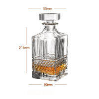 7 PcsSet top quality Barware crystal whiskey decanter Set luxury whiskey glass for Liquor Scotch Bourbon