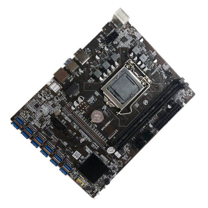 b250c-miner-motherboard-sata-15pin-to-6pin-cable-sata-cable-switch-cable-12-pcie-to-usb3-0-gpu-slot-lga1151-ddr4-for-btc