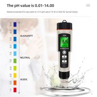 New 4 In 1 PH/ORP/H2 And TEM Meter Dissolved Hydrogen Meter Water Quality Tester Digital PH Monitor Waterproof For Aquarium 50%