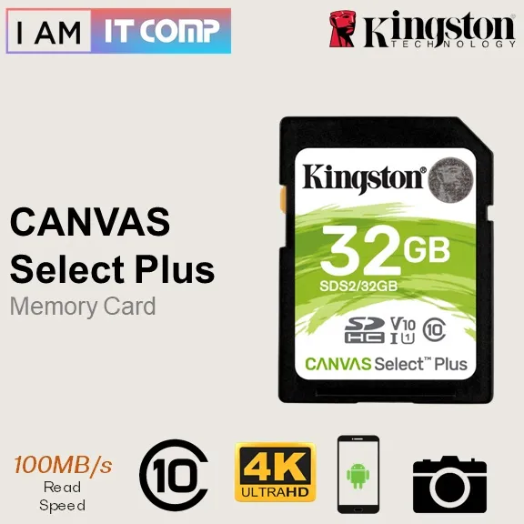 Full Sd Xxx Video - ðŸ”¥ã€Readystockã€‘ + FREE Shipping+ COD ðŸ”¥Kingston Canvas Select Plus SD Card  Class 10 UHS-I 32GB/64GB/128GB Memory Card for Full HD and 4K Video Cameras  ( SDS2 ) | Lazada PH
