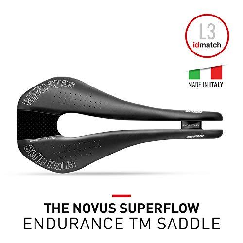 selle-italia-novus-ความอดทน-tm-mn-bk-l-s-น้ำหนักอานไหล-310กรัมความกว้าง-149มม-ความยาว-282มม-วัสดุราง-แมงกานีสกลวง-7มม