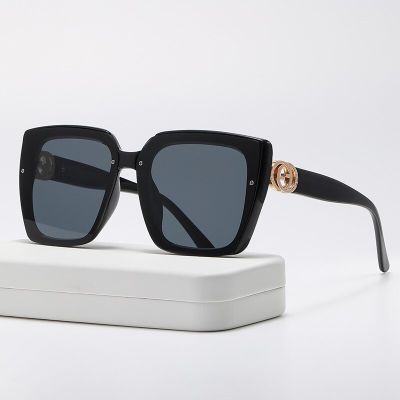 2023 New Sunglasses Womens Sunglasses G Family Network Models Fashion Ultraviolet Glasses Designer