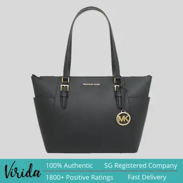 MICHAEL Michael Kors Sofia Large Shoulder Tote bundled with Michael Kors  Jet Set Travel Large Trifold Wallet (Signature MK Vanilla) : Buy Online at  Best Price in KSA - Souq is now