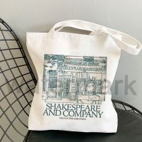 Daunt Books Tote Bag Shakespeare and Company Totes Canvas Shoulder Bag Aesthetics Shopping Bag Handbags Library Bag Back To Gift