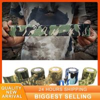 4.5m Camouflage Elastic Bandage Hunt Disguise Elastoplast Wrap Tape Self Adhesive Sports Protector Ankle Knee Finger Arm Bandage