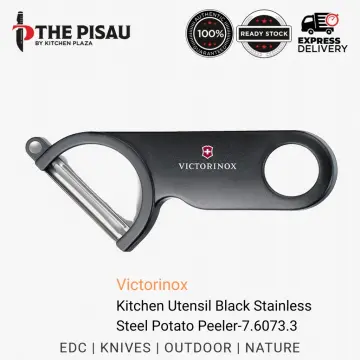 NEW Victorinox Swiss Peeler, S/Steel Blade Black, Potato & Vege Peeler  7.6073.3