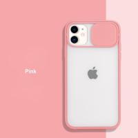 เคสป้องกันเลนส์กล้องเลื่อนสำหรับ iPhone 12 11 Pro Max 12 Mini X XR XS Max 6 6S 7 8 Plus SE 2020ฝาครอบด้านเคลือบกรอบ TPU Coque