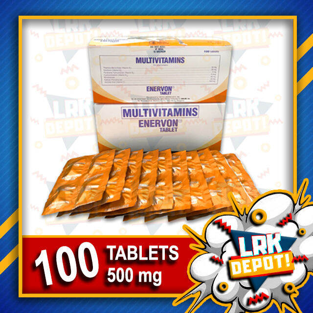 Enervon Multivitamins 100s (100 tablets in box) Expiry 07 / 2023