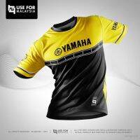 2022 Yamaha Retro Sublimated T-shirt Round Neck Short Sleeve Sports T-shirt Unisex Large A