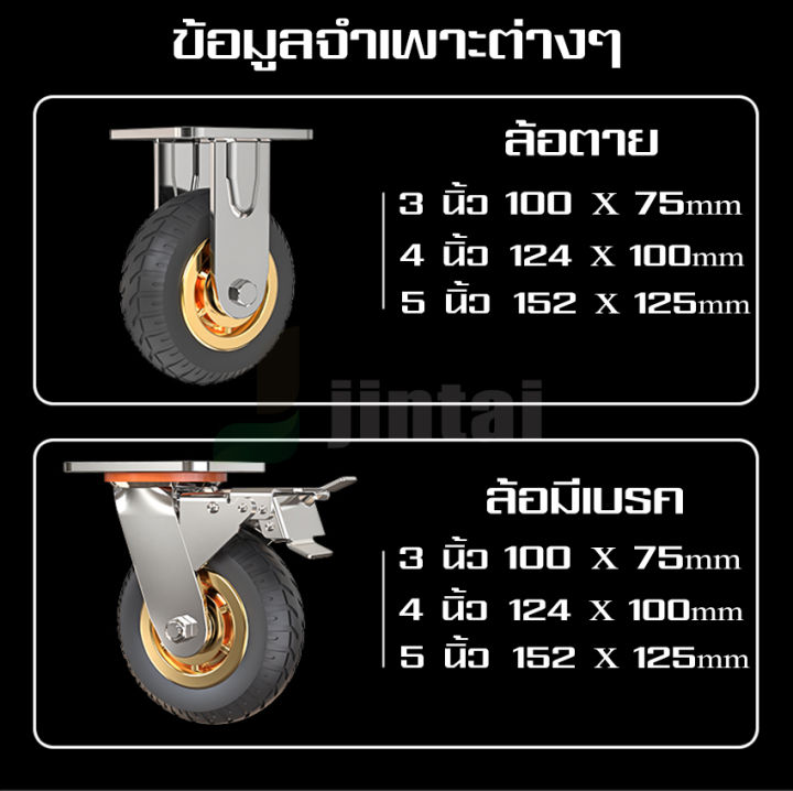 ล้อรถเข็น-รถเข็นของ-รถเข็นสำหรับขนของ-ล้อรถเข็น-3นิ้วถึง5นิ้ว-รับน้ำหนักได้ถึง500ก-พร้อมส่ง-มีเก็บเงินปลายทาง