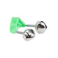 +【‘ 10Pcs Fishing Bite Alarm Rod Tip Clamp Bell Clip Fish Bite Lure Alert Twin Bell Ring Fishing Outdoor Metal Fish Alarm Accessory