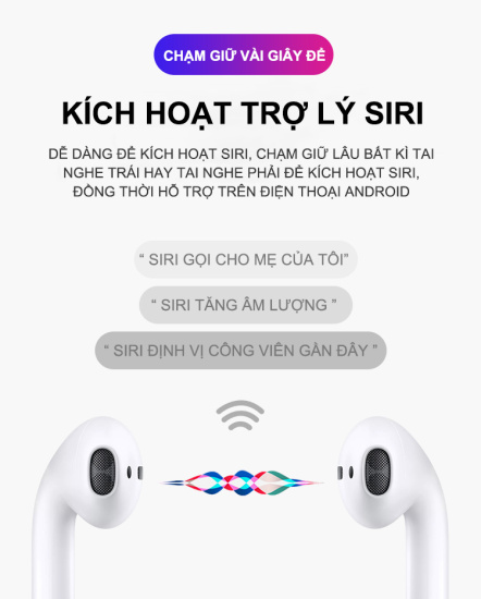 Tai nghe bluetooth không dây i12 pro bản nâng cấp chip 5.0, micro 2 bên - ảnh sản phẩm 7