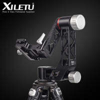 XILETU XGH-3 Panoramic Gimbal Tripod Head Aluminum Alloy Material with QR Plate 1/4 Inch &amp; 3/8 Inch Screw Interface for Birdwatching Photography Tripod Monopod Bubble Level